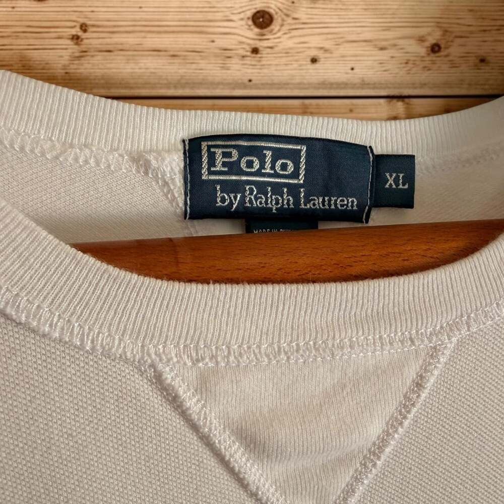 Polo Ralph Lauren Vintage 90s Double V Crewneck Sweatshirt XL